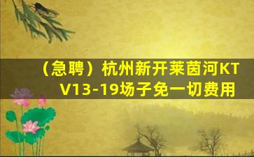 钦州KTV招聘